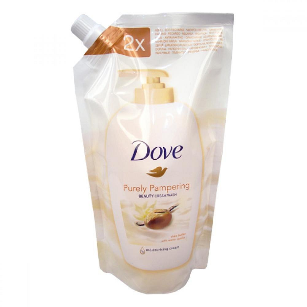Dove tekuté mýdlo náhradní náplň 500 ml Bambucké máslo vanilka
