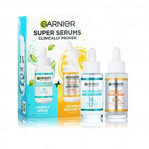 Garnier Skin Naturals Super Serums Clinically Proven sada pleťových sér 2x30 ml