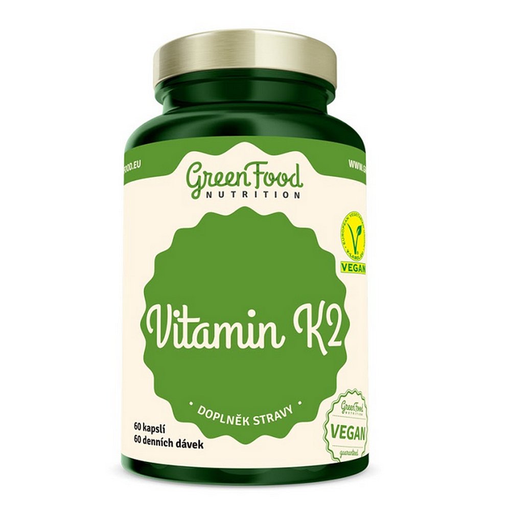 GREENFOOD NUTRITION Vitamin K2 60 kapslí