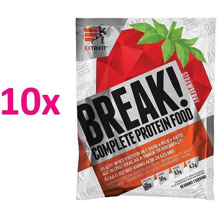 Break! Protein Food 10 x 90 g jahoda