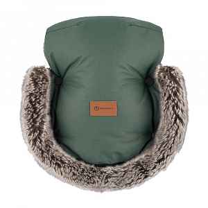 Petite&Mars Rukávník / rukavice Furry Veritable Khaki
