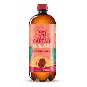 Captain Kombucha Broskev BIO 1000 ml