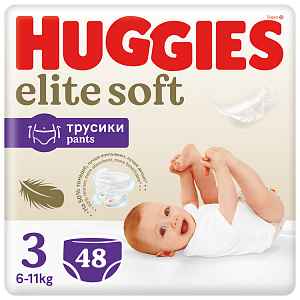 HUGGIES® Elite Soft Pants - 3 (48)