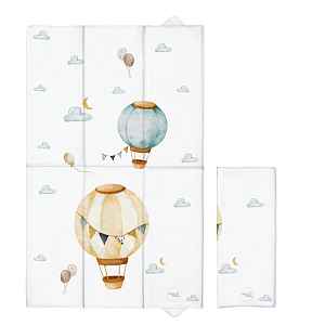 CEBA BABY Podložka přebalovací cestovní (80x50) Basic Balloons
