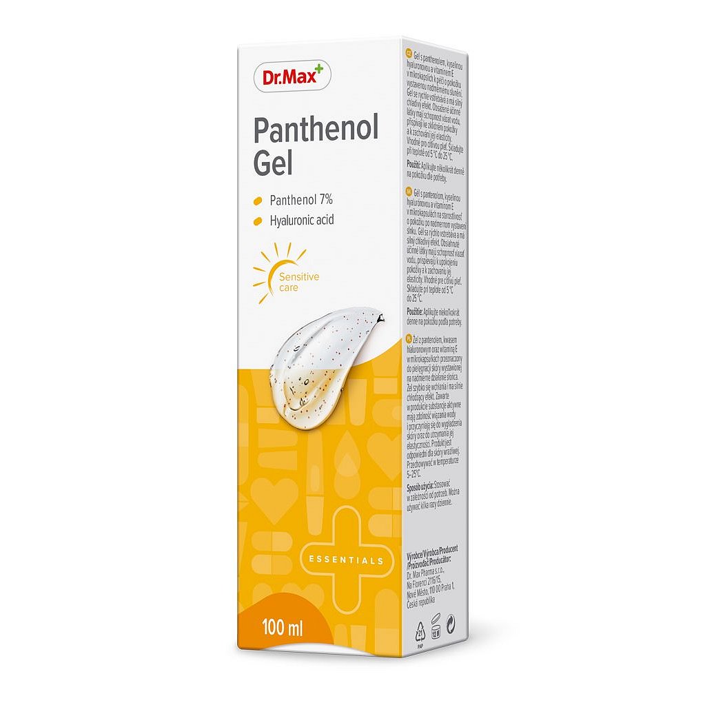 Dr.Max Panthenol 7% gel s HA 100 ml