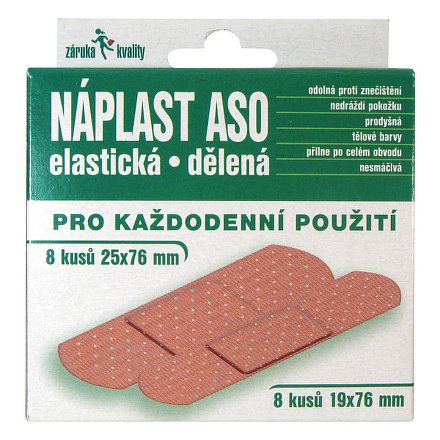 Náplast ASO elastická MIX 16ks