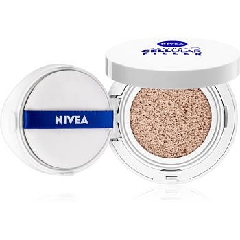 Nivea Hyaluron Cellular Filler make-up v houbičce 3 v 1 odstín 03 Dark 15 g