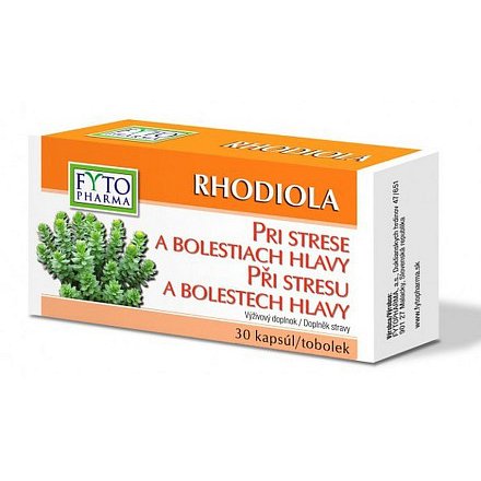 RHODIOLA tobolky při stresu 30ks Fytopharma