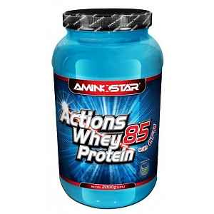 AMINOSTAR Whey protein actions 85% 1000 g jahoda