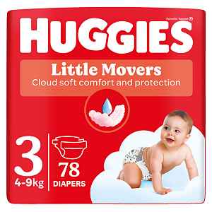 HUGGIES® Pleny jednorázové Ultra Comfort Jumbo 3, 78 ks