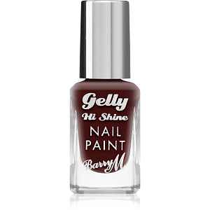 Barry M Gelly Hi Shine lak na nehty odstín Black Cherry 10 ml
