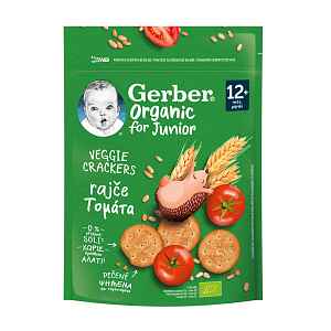 Gerber Junior Veggie Crackers rajčatové 12m+ 100 g