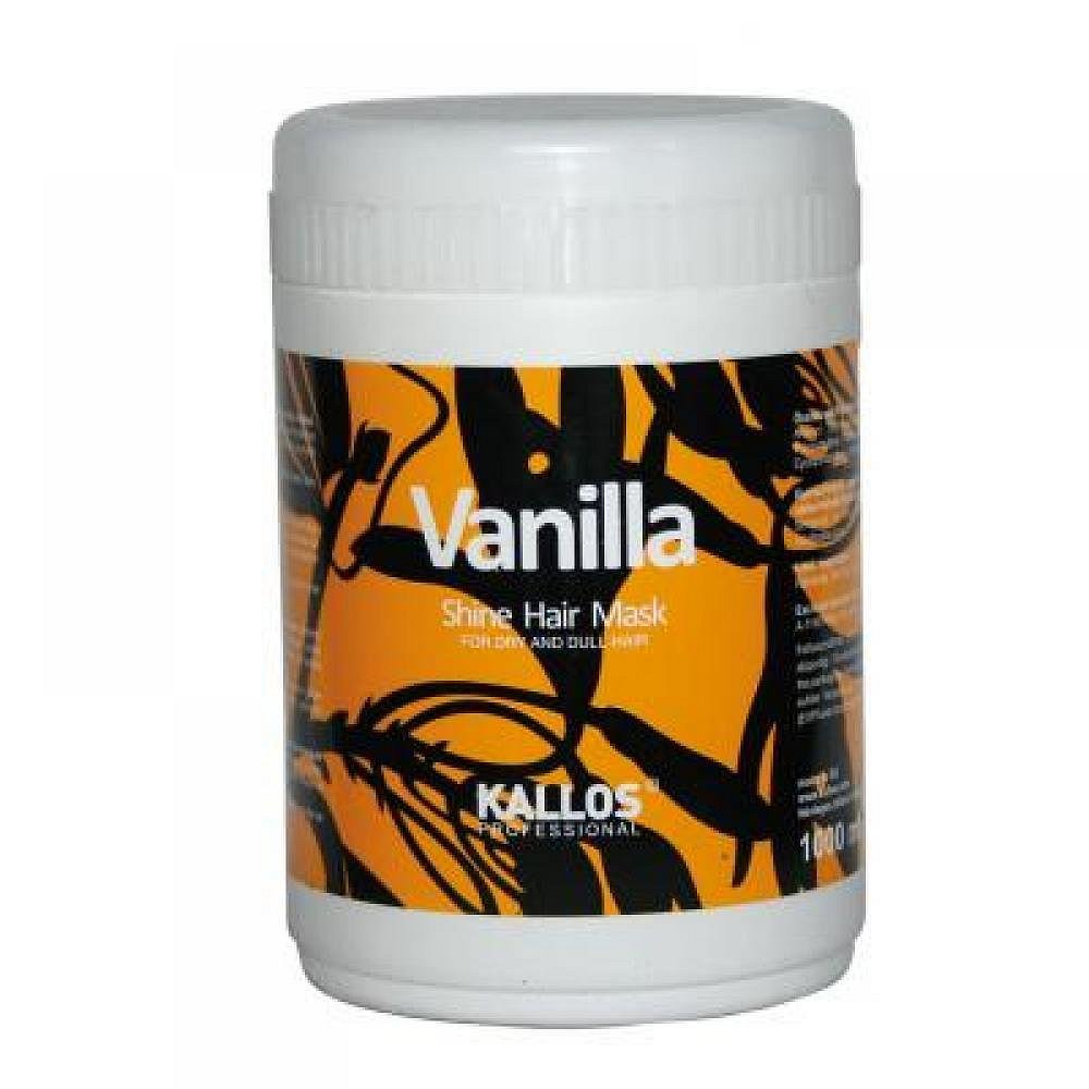Kallos Vanilla Shine Hair Mask Maska pro oživení suchých vlasů 1000 ml