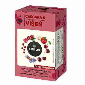 Leros Čajový dýchánek Cascara&višeň 20x2 g