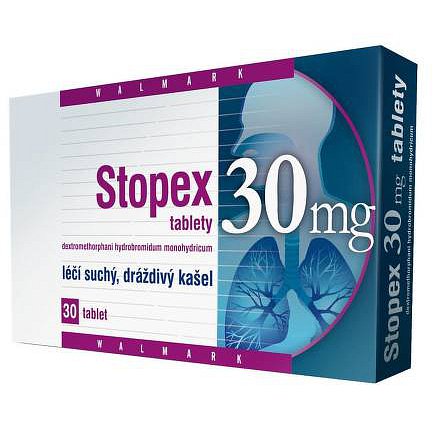 Stopex tablety 30 perorální tablety neobalená forma přípravku 30 x 30 mg