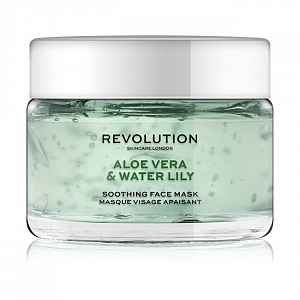 Revolution Skincare Aloe Vera & Water Lily zklidňující pleťová maska 50 ml