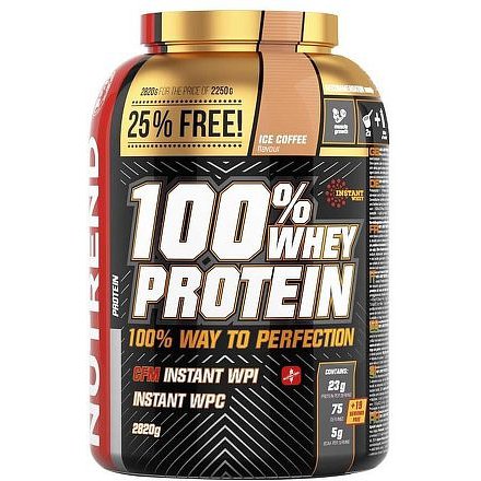 100% WHEY PROTEIN 900 g ledová káva