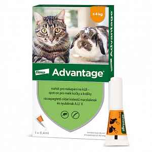 ADVANTAGE pro kočky a králíky do 4kg