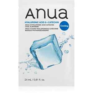 Anua 8 Hyaluronic Acid Catechin Cool Slim Mask hydratační plátýnková maska s chladivým účinkem 24 ml