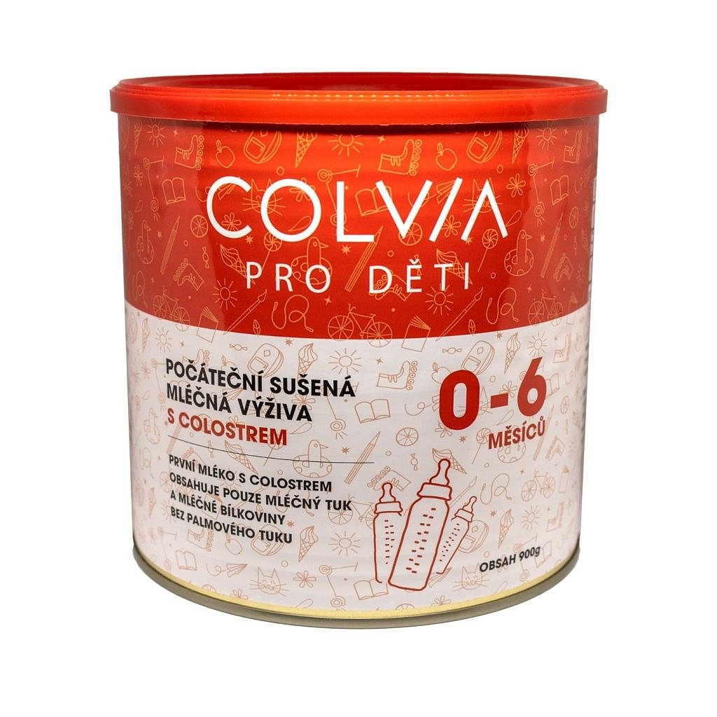 COLVIA Počáteční sušená mléčná výživa s colostrem 0-6 měsíců 900 g