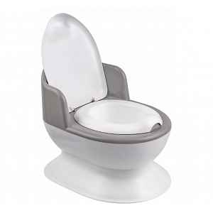 Maltex Dětský nočník, přenosná toaleta, bílá/šedá