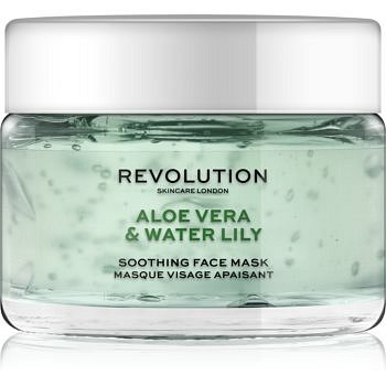 Revolution Skincare Aloe Vera & Water Lily zklidňující pleťová maska 50 ml