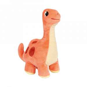 Small Foot Plyšový brontosaurus Dino 1 ks oranžový