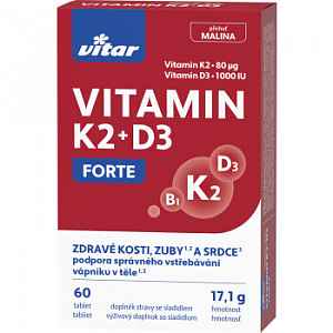 Vitar Vitamin K2+D3 Forte tbl.60