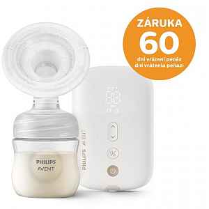 PHILIPS AVENT Odsávačka mateřského mléka Natural elektronická Premium dobíjecí