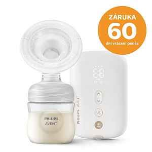 PHILIPS AVENT Odsávačka mateřského mléka Natural elektronická Premium dobíjecí