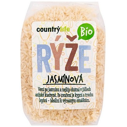 Country Life Rýže jasmínová BIO 500g