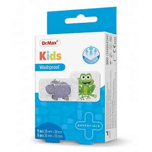 Dr. Max Kids Washproof 2 velikosti náplast 10 ks