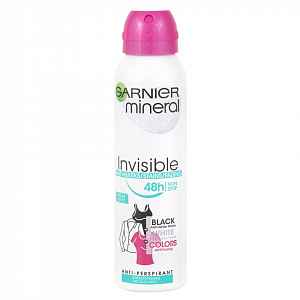 GARNIER Mineral Invisible Black White Colors Spray Fresh Minerální deodorant 150 ml