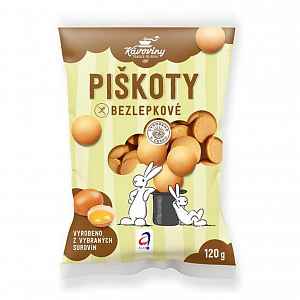 Bezlepkové piškoty 120g