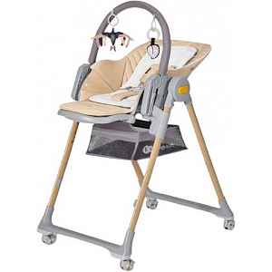 Kinderkraft Židlička jídelní Lastree Wood, Premium
