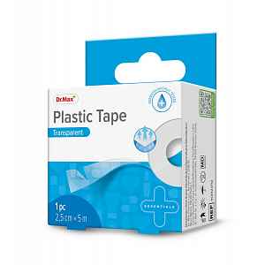 Dr. Max Plastic Tape Transparent 2,5 cm x 5 m 1 ks