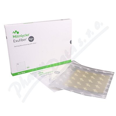 Exufiber Ag+ 15x15 cm 10 ks