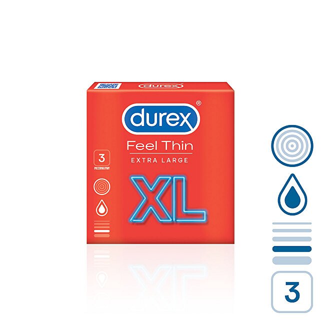 Kondomy Feel Thin XL 12 ks