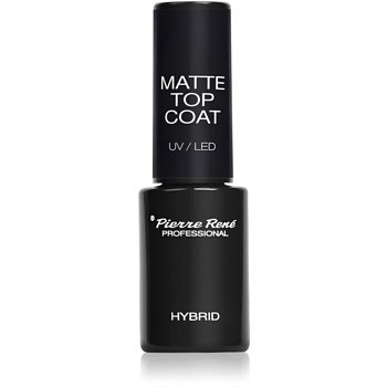 Pierre René Nails Hybrid vrchní gelový lak pro matný vzhled 6 ml