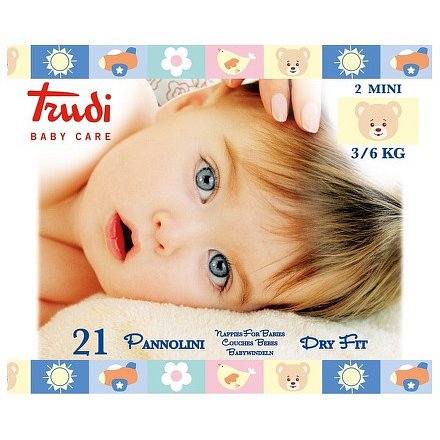 Trudi Dry Fit Dětské pleny Mini 3-6kg 21ks