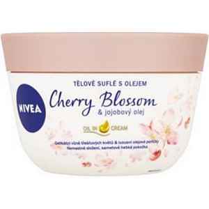 Nivea Cherry Blossom & Jojoba Oil tělové suflé 200 ml