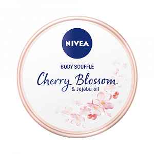 Nivea Cherry Blossom & Jojoba Oil tělové suflé 200 ml