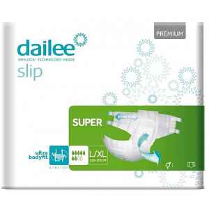 Dailee Slip Premium super l/xl, kalhotky absorpční zalepovací, 30ks