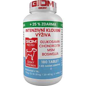 Giom S pes Intenzivní kloubní výživa 180 tbl+25%zdarma