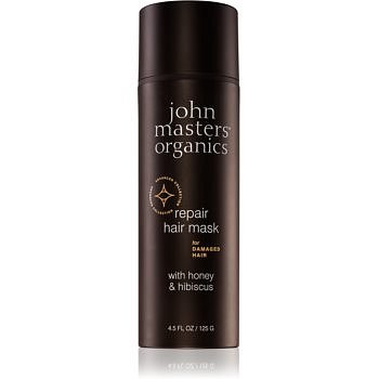 John Masters Organics Honey & Hibiscus obnovující maska pro poškozené vlasy 125 g