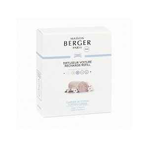 Maison Berger Paris Náhradní náplň do difuzéru do auta Čistá bavlna Cotton Caress (Car Diffuser Recharge/Refill) 2 ks