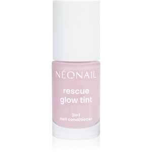 NEONAIL Rescue Glow Tint 3in1 Nail Conditioner pečující lak na nehty odstín Glitter Violet 7.2 ml