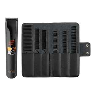 Profesionální konturovací strojek na vlasy Varis Hair Trimmer VT30 - černý + sada karbonových hřebenů Varis Carbon Combs zdarma
