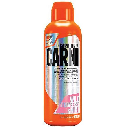 Carni 120000 Liquid 1000 ml divoká jahoda - mentol