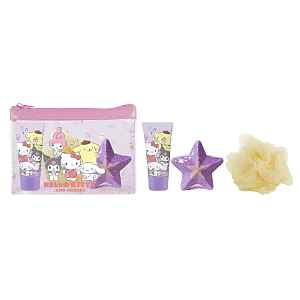 EP Line Hello Kitty - toaletní taška + sprchový gel 35 ml + bomba do koupele + mycí houba